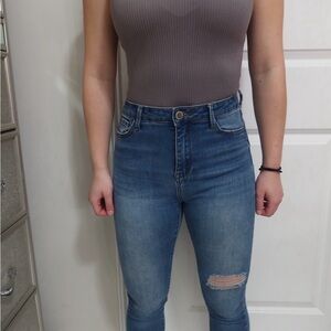 Stylish Blue Skinny Jeans for Women